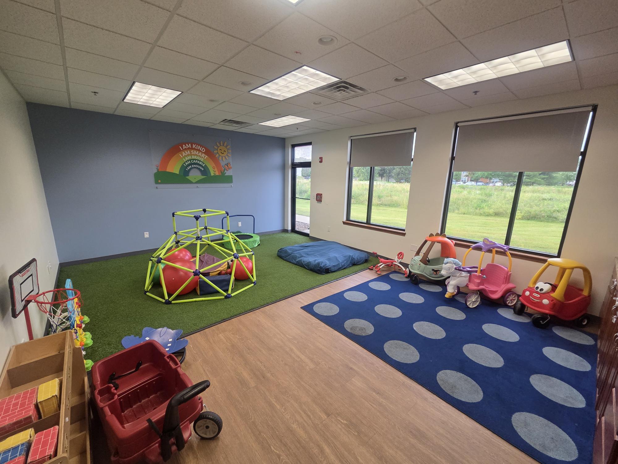 Indoor play area at BlueSprig Autism Independence