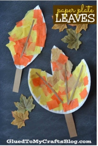 Tissue Paper & Paper Plate Leaf